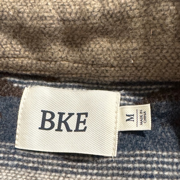 BKE Earthy Tone Plaid Jacket - Picture 2 of 2